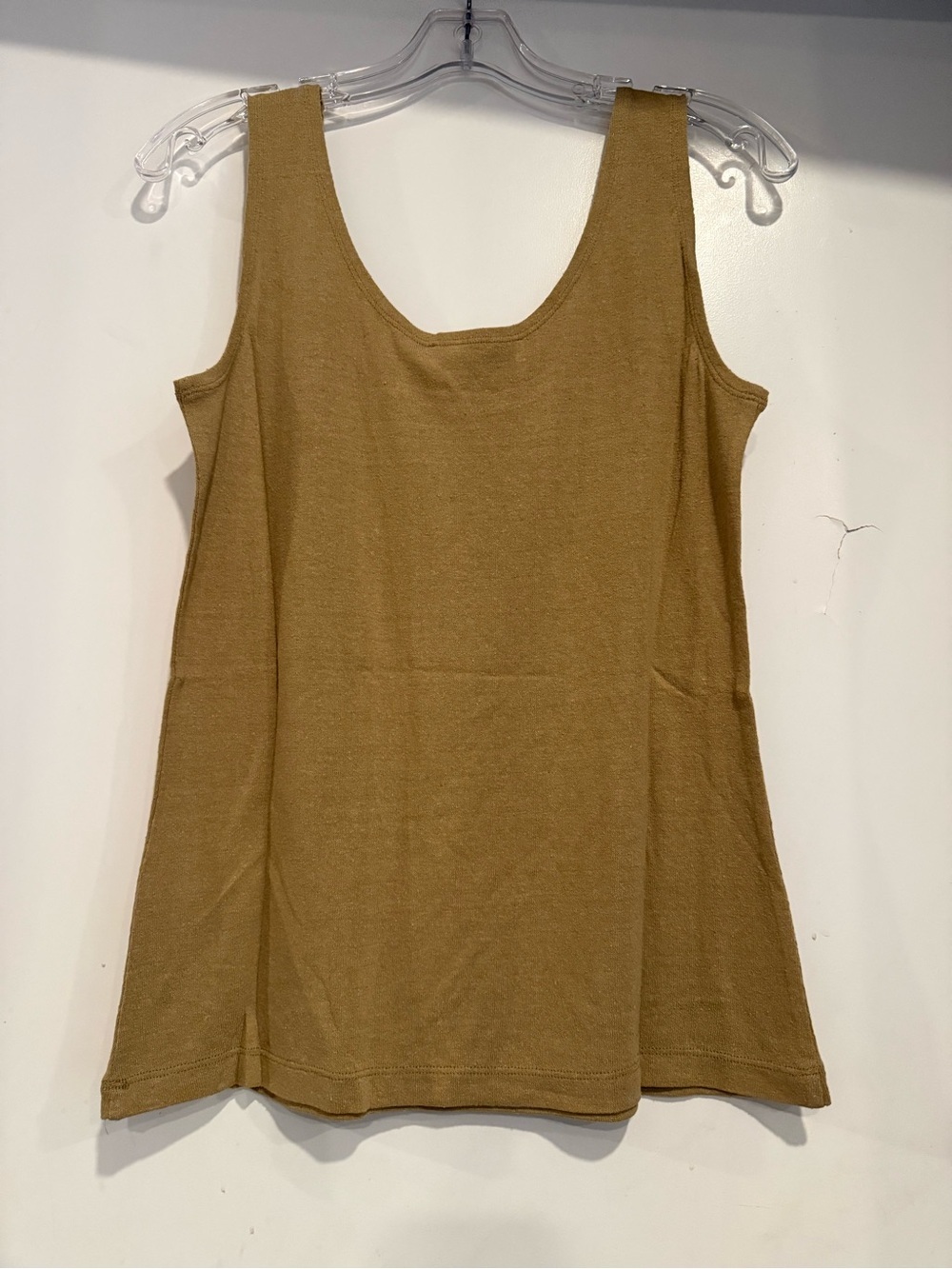 Amour Vert Clarisse Silk Tank Top Earthy Lagenlook Size M - Picture 3 of 5